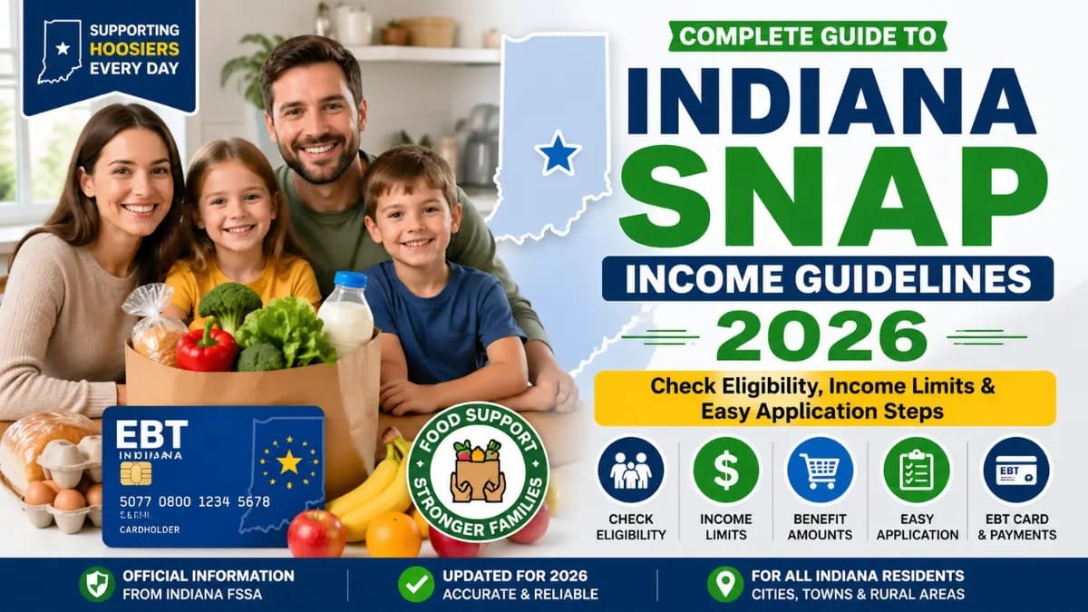 Indiana SNAP income guidlines