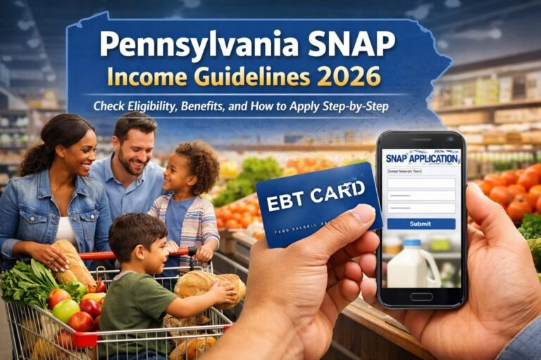 Pennsylvania food stamps Income Guidelines 2026