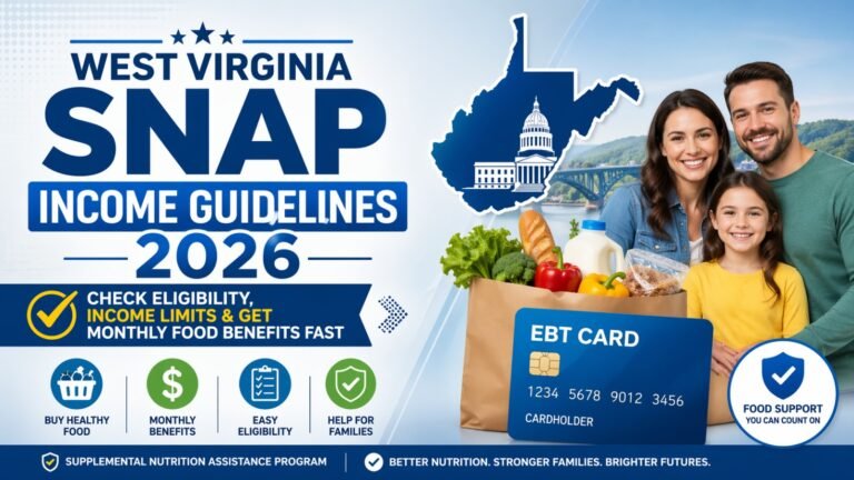 West Virginia SNAP Income Guidelines 2026