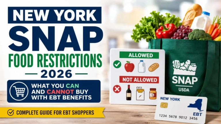 New York SNAP Food Restrictions 2026