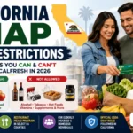 California SNAP food restrictions