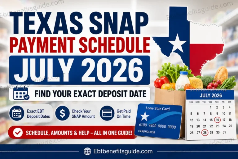 Food Stamps Payment Schedule Texas
