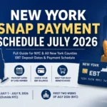 NYC EBT PAYMENT SCHEDULE