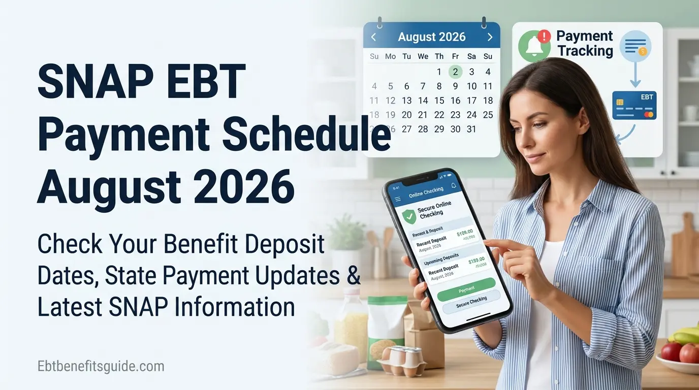 Food Stamps Payment Schedule August 2026