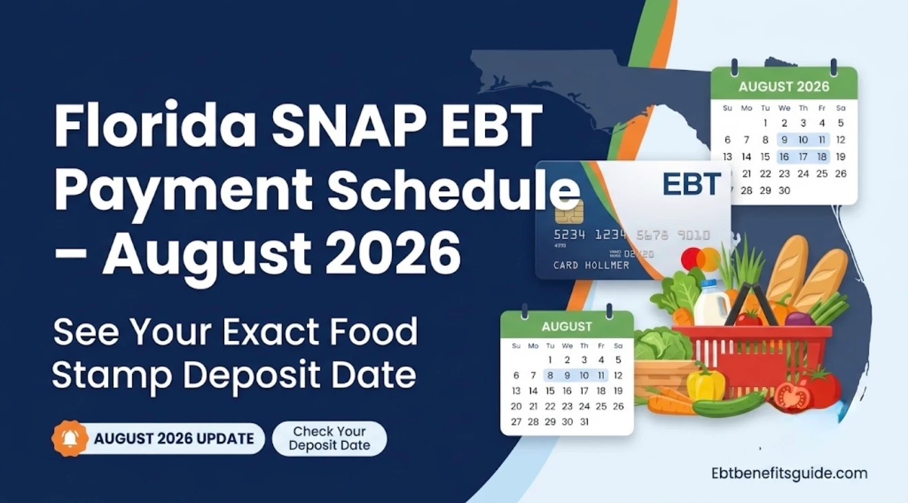 Florida Food Stamps payment schedule for August 2026