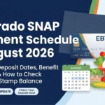 Colorado EBT Payment Schedule August 2026