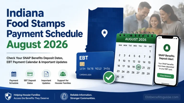 August 2026 Indiana EBT Payments