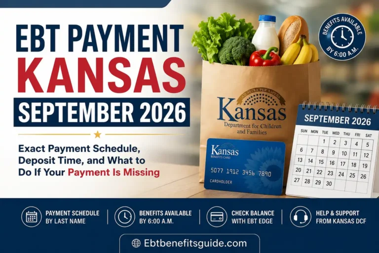 Kansas SNAP Payment Schedule September 2026