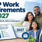 Food Stamps Work Requirements for 2027