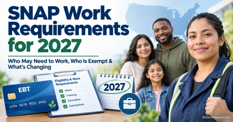 Food Stamps Work Requirements for 2027