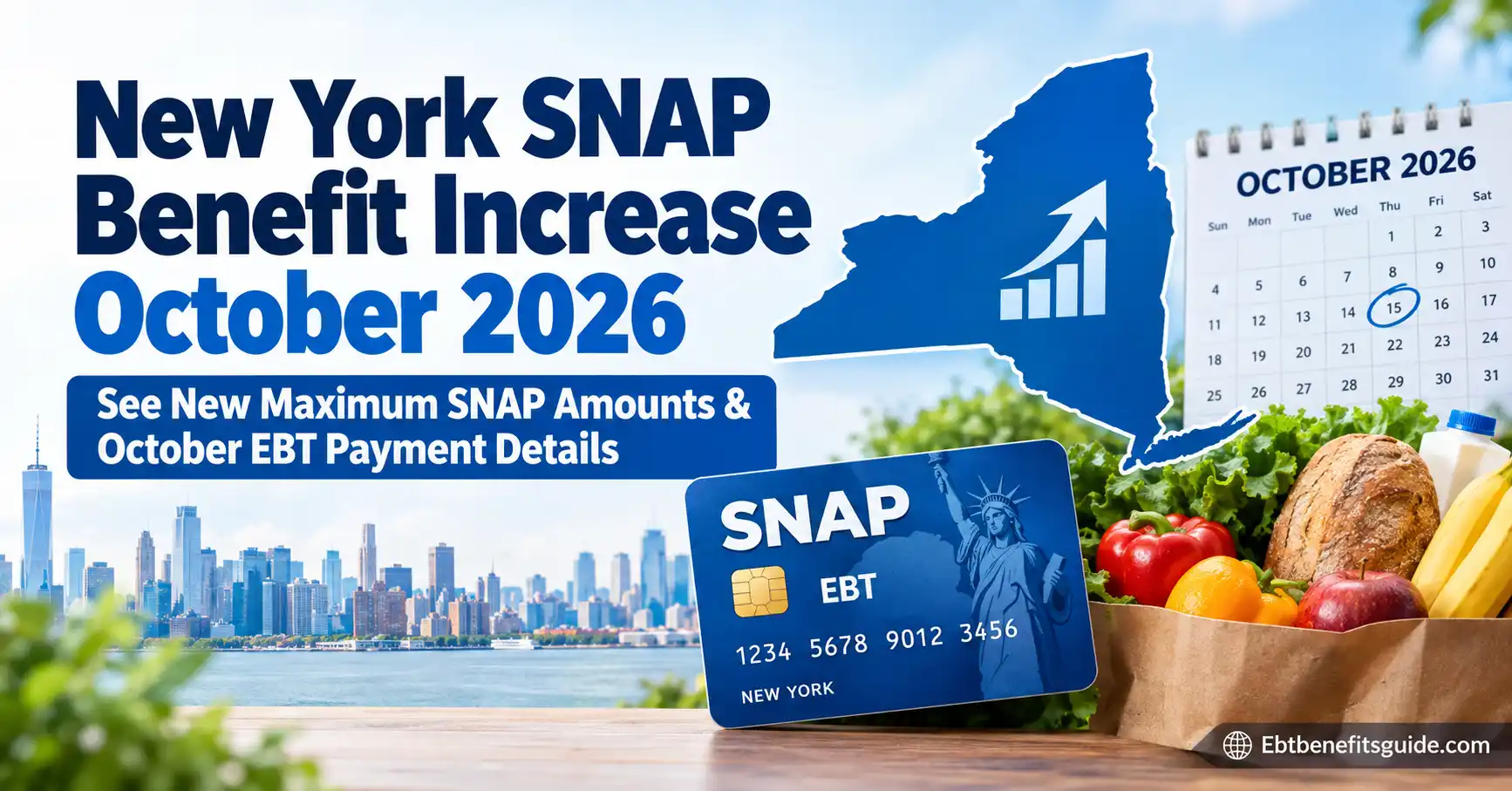 New York Food Stamps Increase October 2026