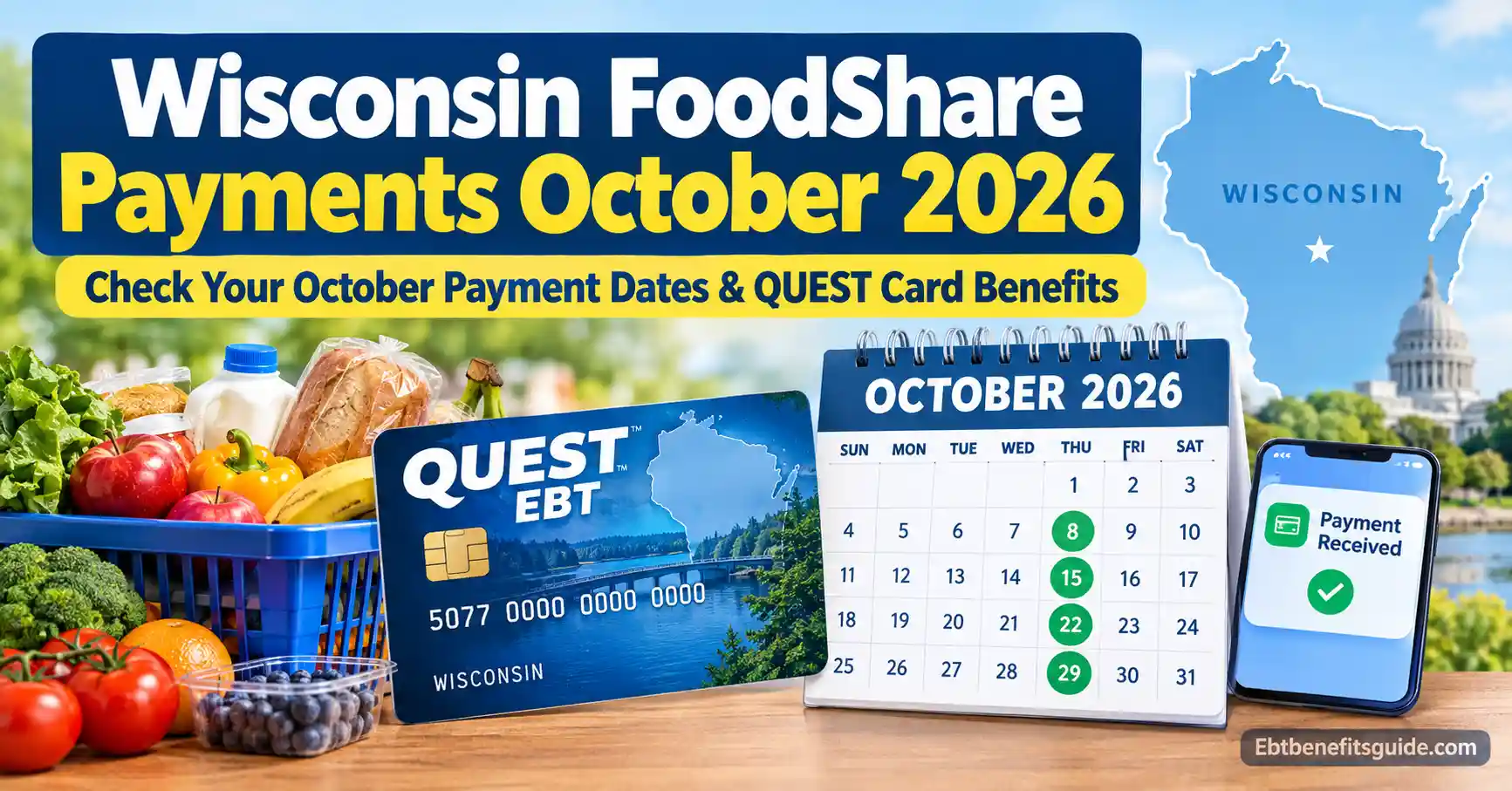 Wisconsin Food Stamp Payments October 2026